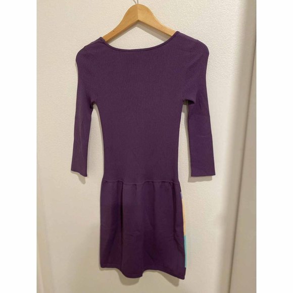 Paula Hian Audrey Long Sleeve Knit Abstract Dress Size XSmall - Picture 7 of 7
